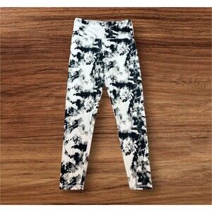 Balance Collection White Gray Black Athletic Leggings Women’s Size L